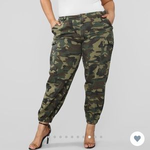 Camo pants.